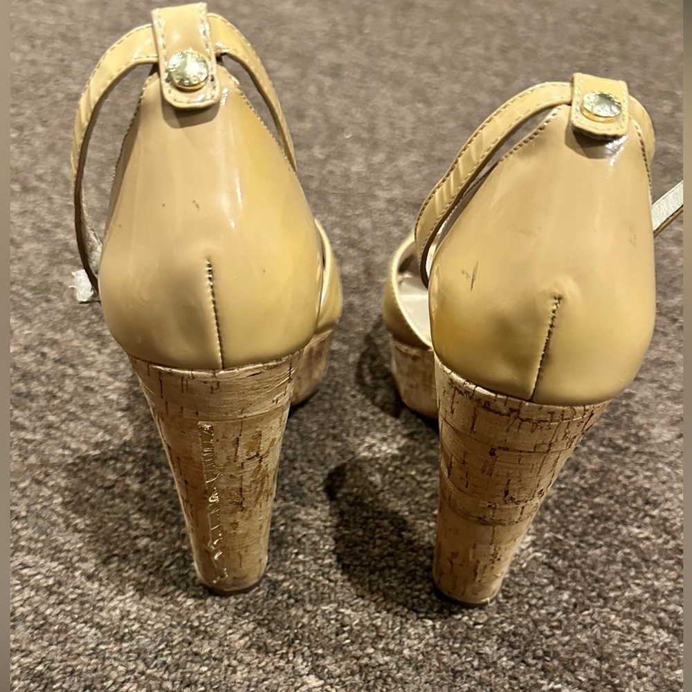 Michael Kors Open Toe Sandal Cross Open Toe Woode… - image 7